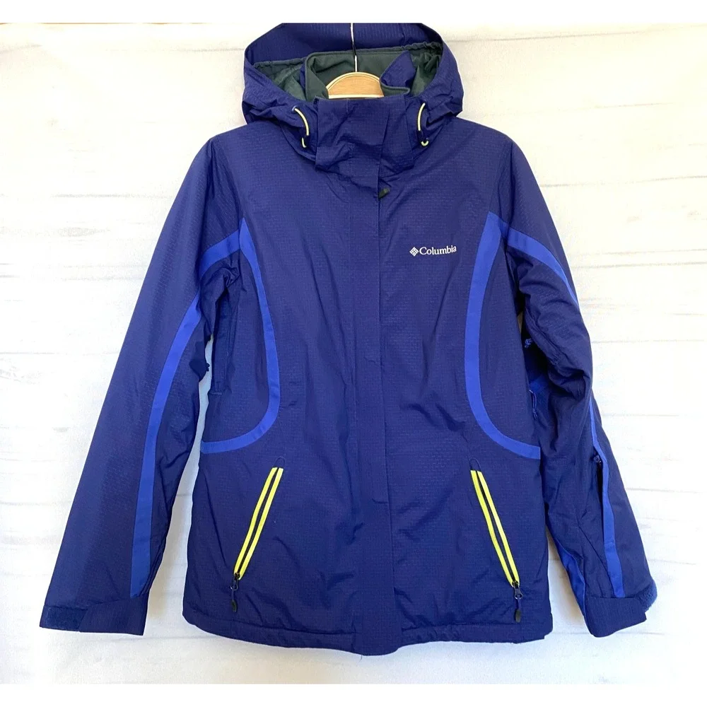 Columbia Omni-Heat Veloca Vixen II Snow Ski Jacket Women M Waterproof Hooded - Picture 1 of 16
